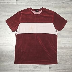 VELOUR forever21 T-shirt | size medium